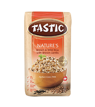 Tastic Nature's Brown & Wild Rice with Brown Lentils